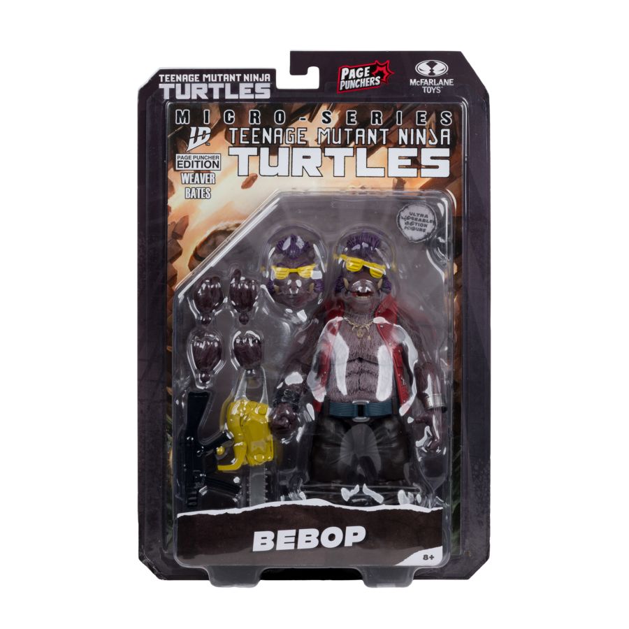 Teenage Mutant Ninja Turtles - Bebop Page Punchers 5" Figure With Comic