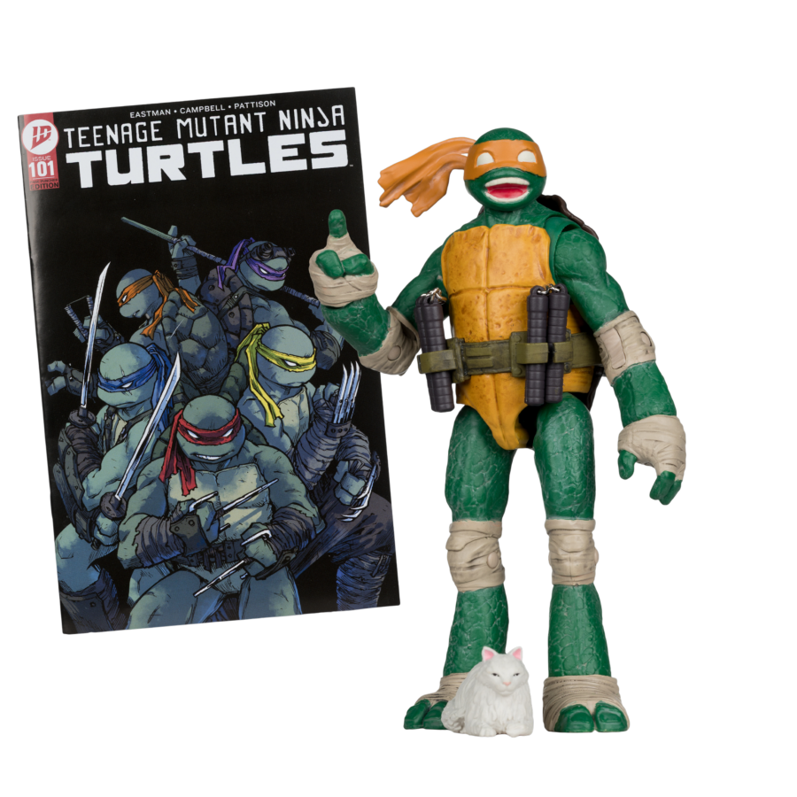 Teenage Mutant Ninja Turtles - Michelangelo Page Punchers 5" Figure With Comic