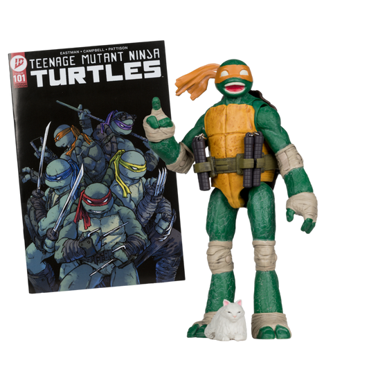 Teenage Mutant Ninja Turtles - Michelangelo Page Punchers 5" Figure With Comic