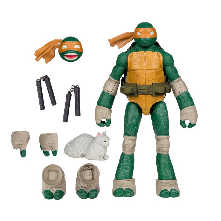Teenage Mutant Ninja Turtles - Michelangelo Page Punchers 5" Figure With Comic
