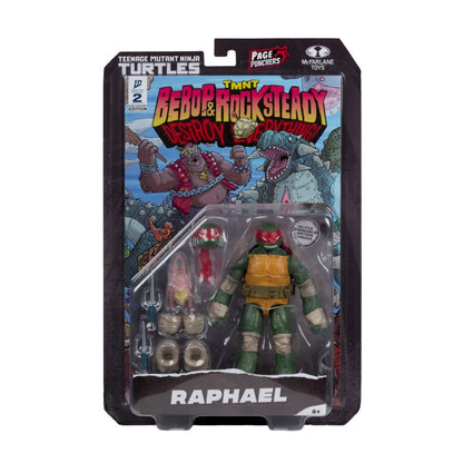 Teenage Mutant Ninja Turtles - Raphael Page Punchers 5" Figure With Comic