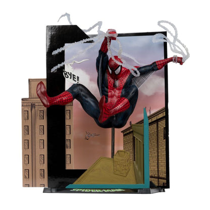 Marvel Comics - Spiderman (Spider-Man 6) 1:10 Scale Collectible With Scene