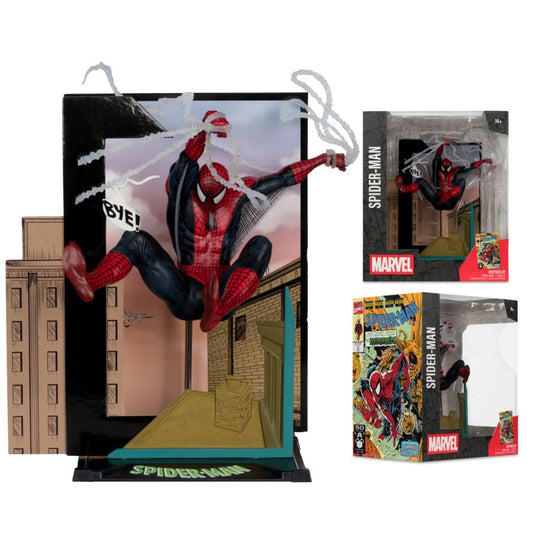 Marvel Comics - Spiderman (Spider-Man 6) 1:10 Scale Collectible With Scene