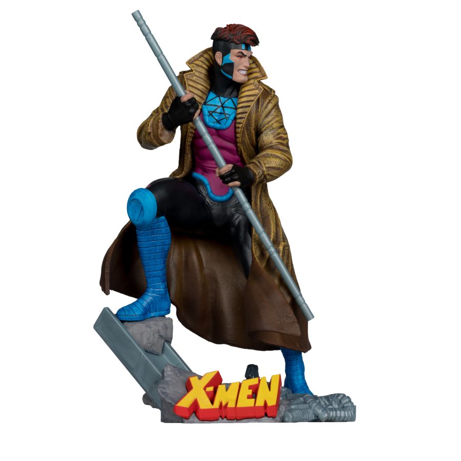 Marvel Comics - Gambit (X-Men 1) 1:10 Scale Collectible Figure With Scene