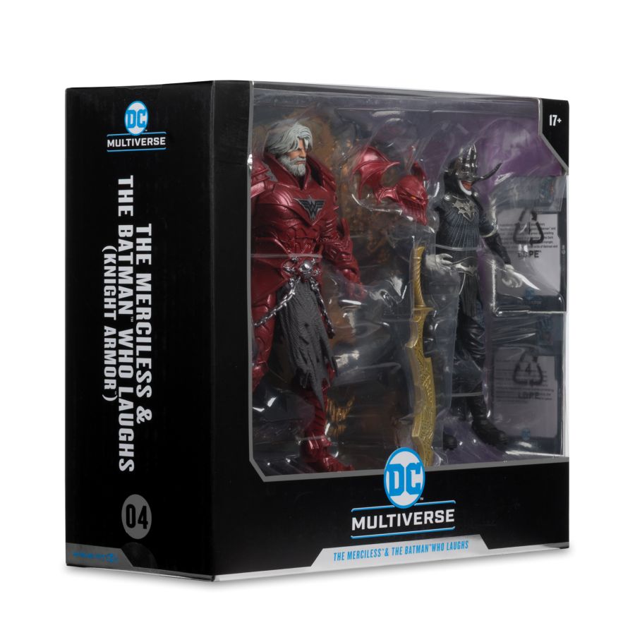 Batman Who Laughs #4 (Knight Armor) & The Merciless (Dark Multiverse) 2-Pack