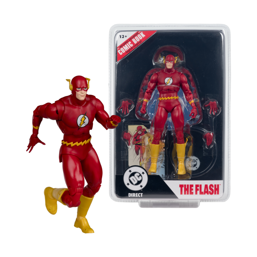 Dc Comics - Barry Allen (Flash #123) Page Punchers 7" Figure With Comic