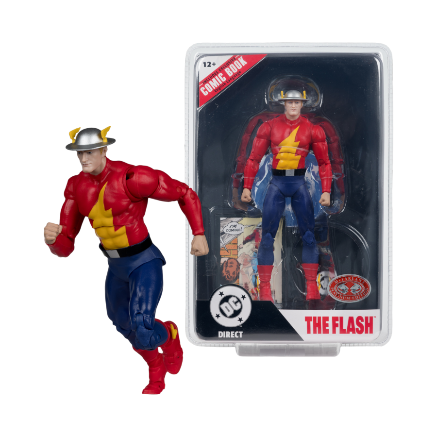 Dc Comics - Jay Garrick Flash (Flash #123) Page Punchers 7" Figure With Comic