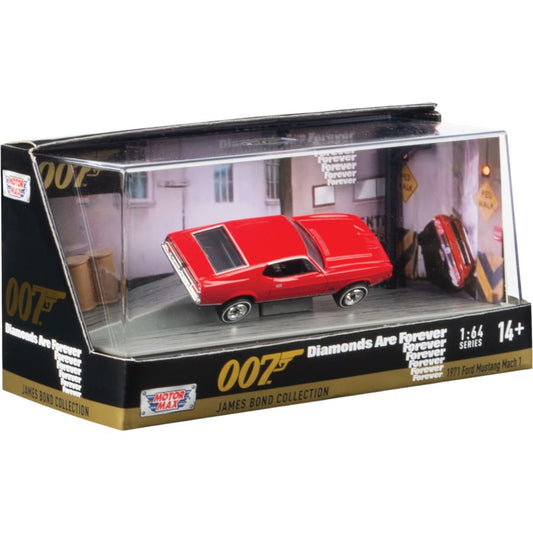 James Bond - Diamonds Are Forever (1971 Ford Mustang Mach I ) 3" Diorama Set