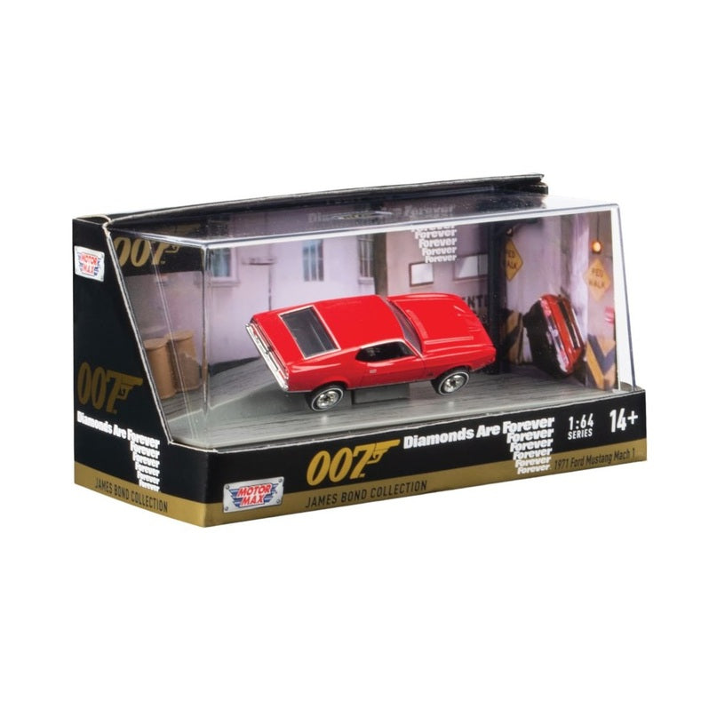 James Bond - Diamonds Are Forever (1971 Ford Mustang Mach I ) 3" Diorama Set