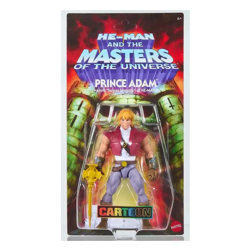 200X Prince Adam Cartoon Us - Masters Of The Universe Cartoon Origins Wave 29
