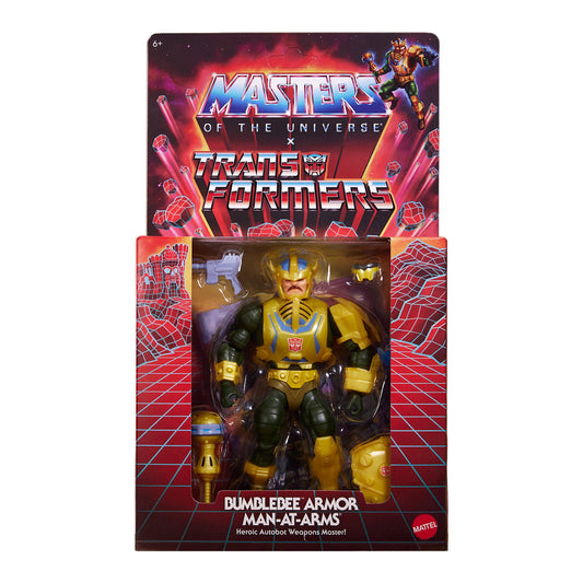 Bumblebee Armor Man-At-Arms - Masters Of The Universe X Transformers Wave 1