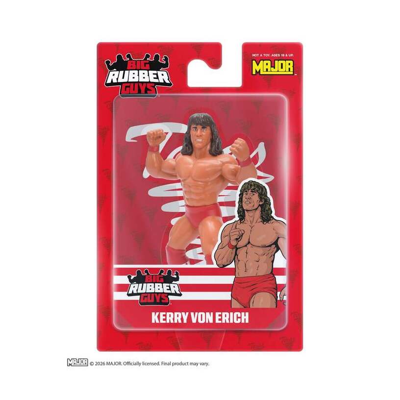 Major Big Rubber Guys Kerry Von Erich Tornado 8-Inch Figure