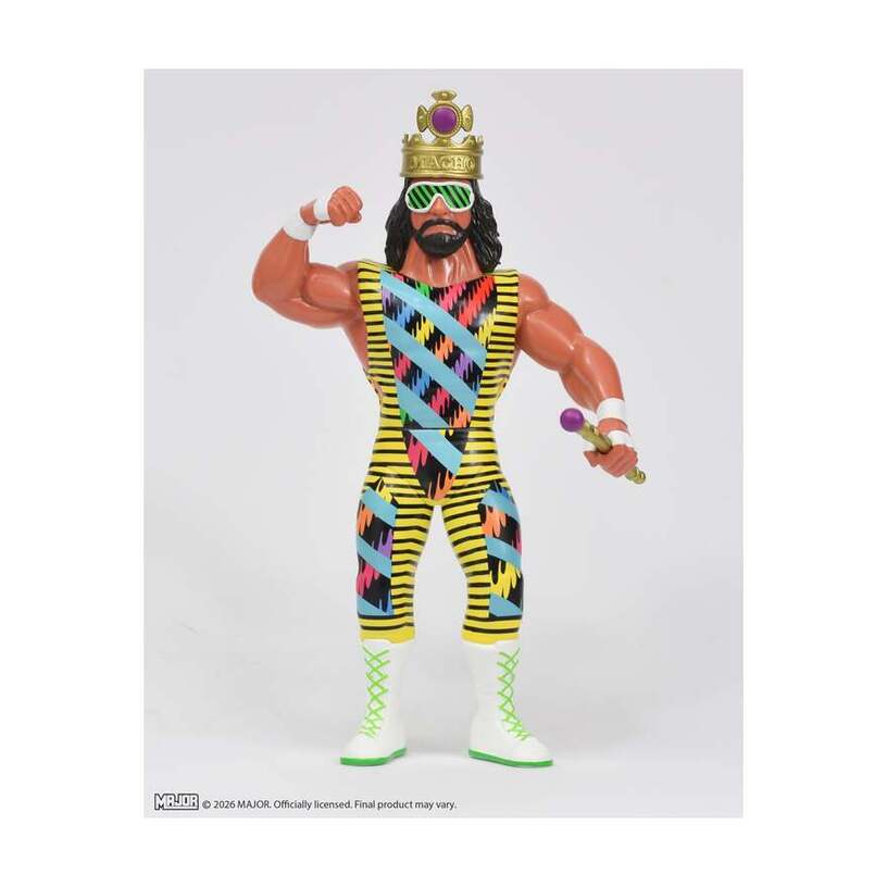 Major Big Rubber Guys Macho King Randy Savage 2026 8-Inch Figure