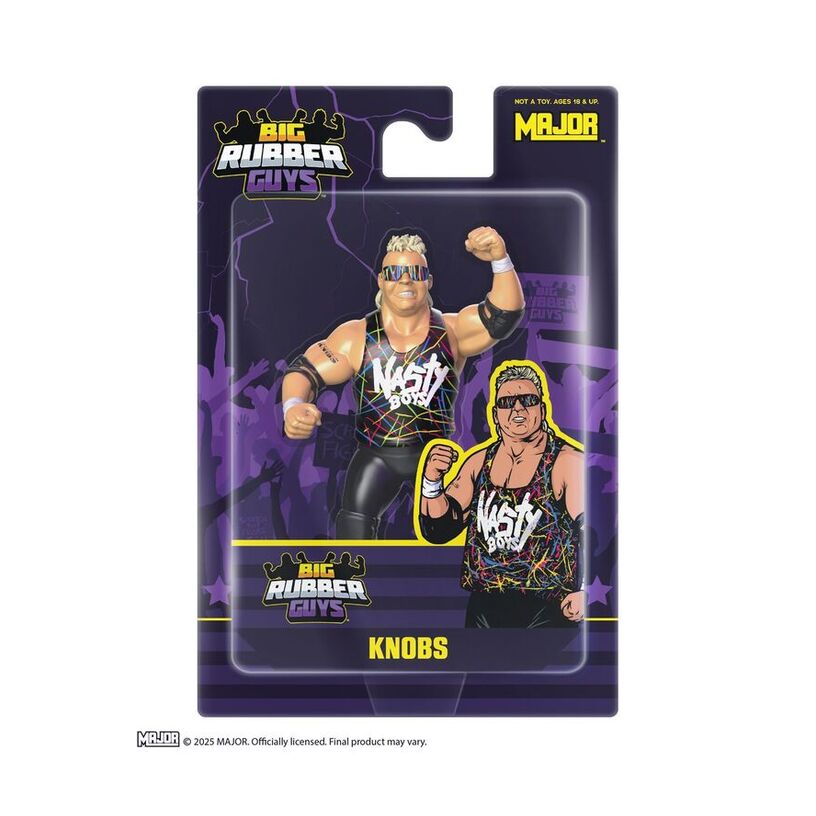 Major Big Rubber Guys Nasty Boys Knobs 8-Inch Figure