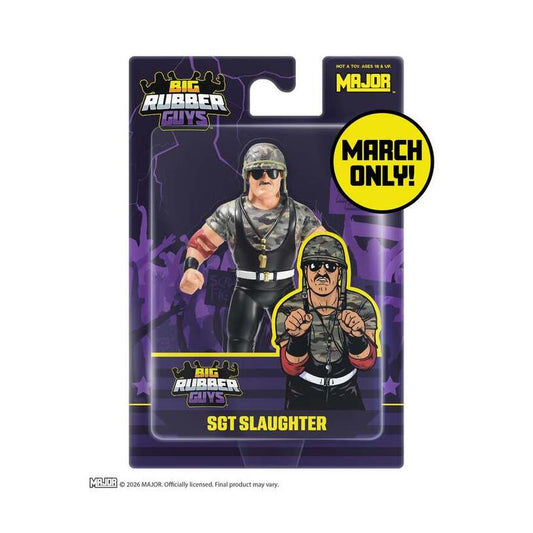 Major Big Rubber Guys Sgt. Slaughter Heel 8-Inch Figure