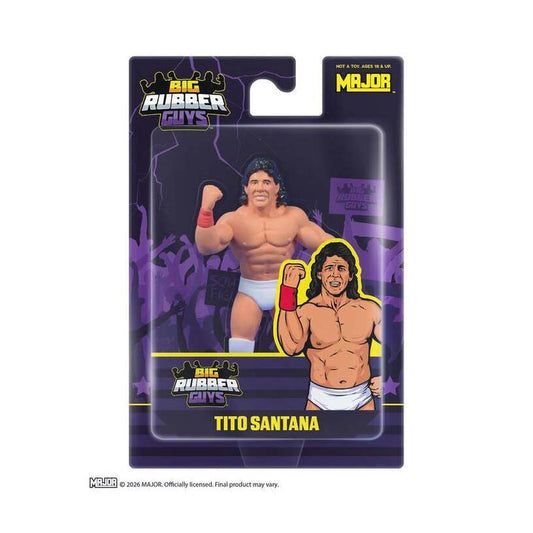 Major Big Rubber Guys Tito Santana 8-Inch Figure