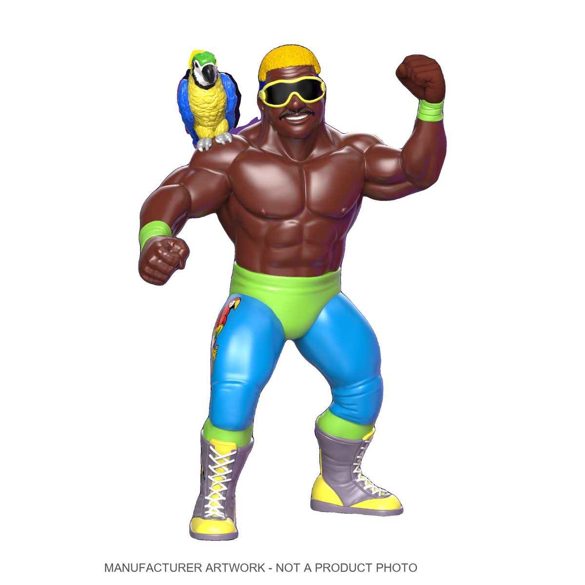 Major Big Rubber Guys Koko B. Ware 8-Inch Figure - Manufacturer promotional render: complete Koko B. Ware figure on white