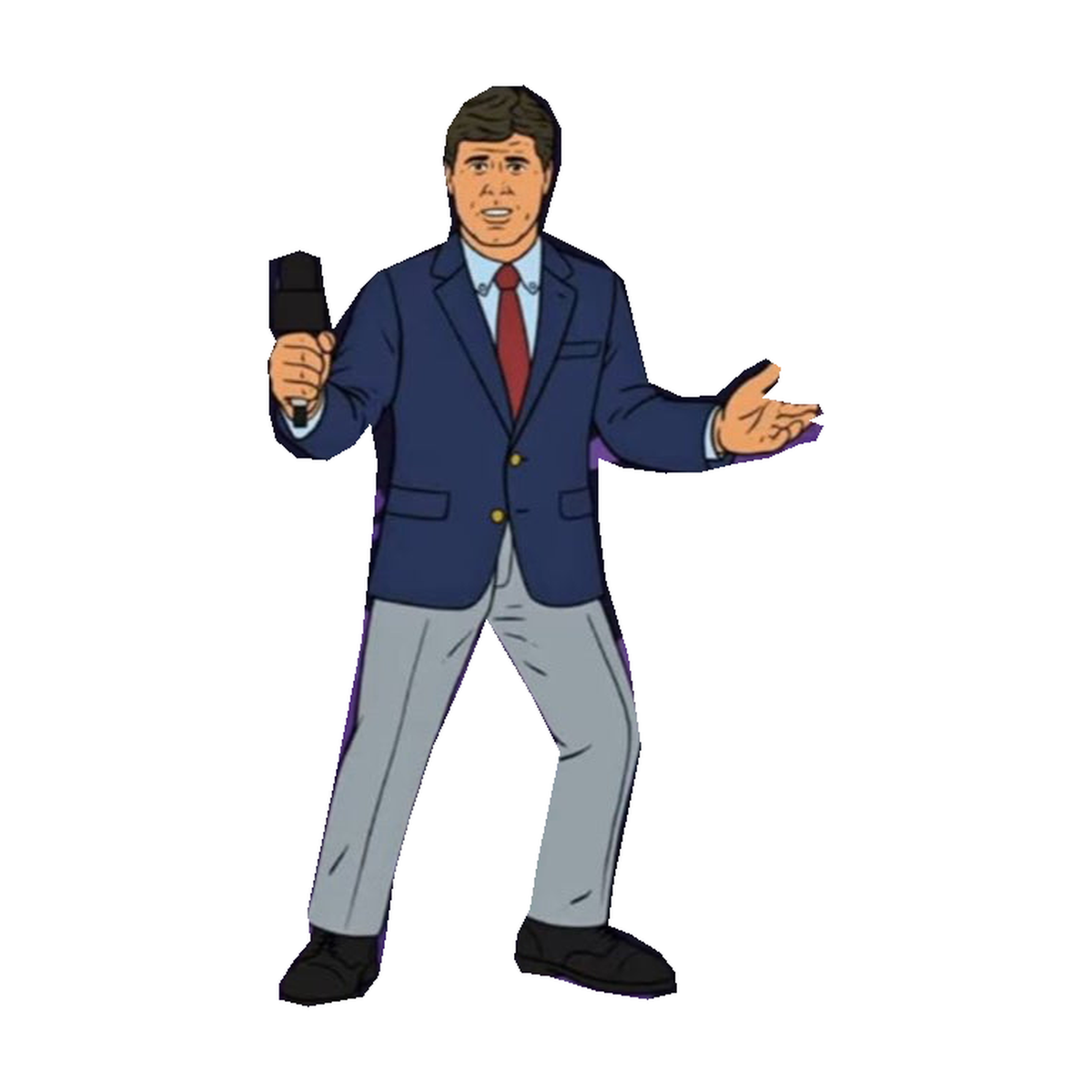 Major Big Rubber Guys Sean Mooney 8-Inch Figure — Manufacturer full-body concept artwork; final product may vary