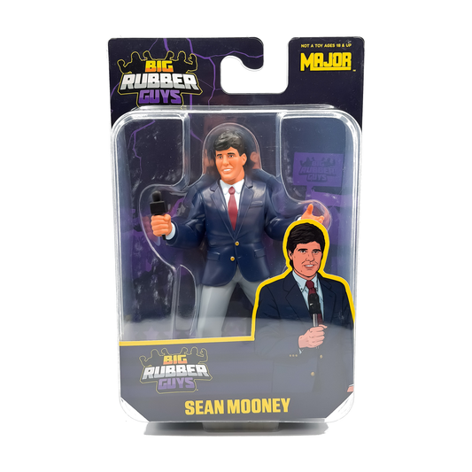 Major Big Rubber Guys Sean Mooney 8-Inch Figure — Exact retail packaging on white