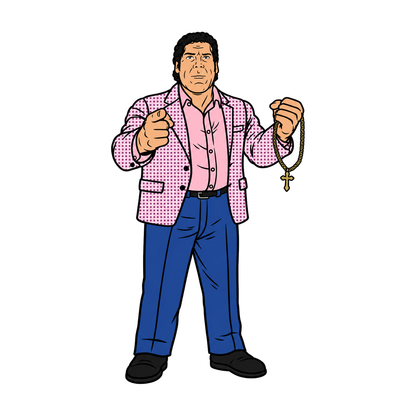 Major Big Rubber Guys Suited Andre the Giant 8-Inch Figure — Manufacturer full-body concept artwork; final product may vary
