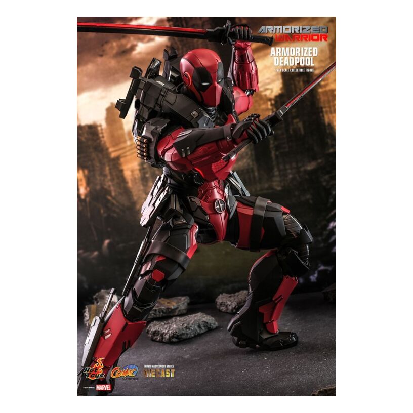 Marvel Comics – Armorized Deadpool 1:6 Scale Collectable Act...