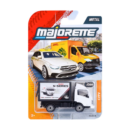 Isuzu N-Series Box Truck - Majorette City Premium - Exact carded model