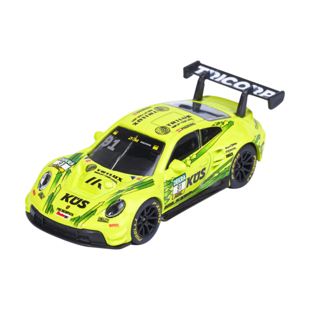 Porsche 911 GT3 R #91 Thomas Preining - Majorette DTM Deluxe - Complete unboxed model, front view