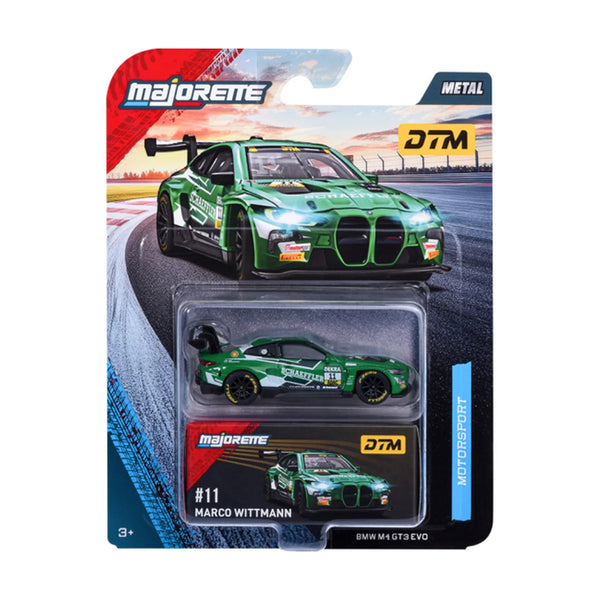 BMW M4 GT3 EVO #11 Marco Wittmann - Majorette DTM Deluxe - Exact carded model