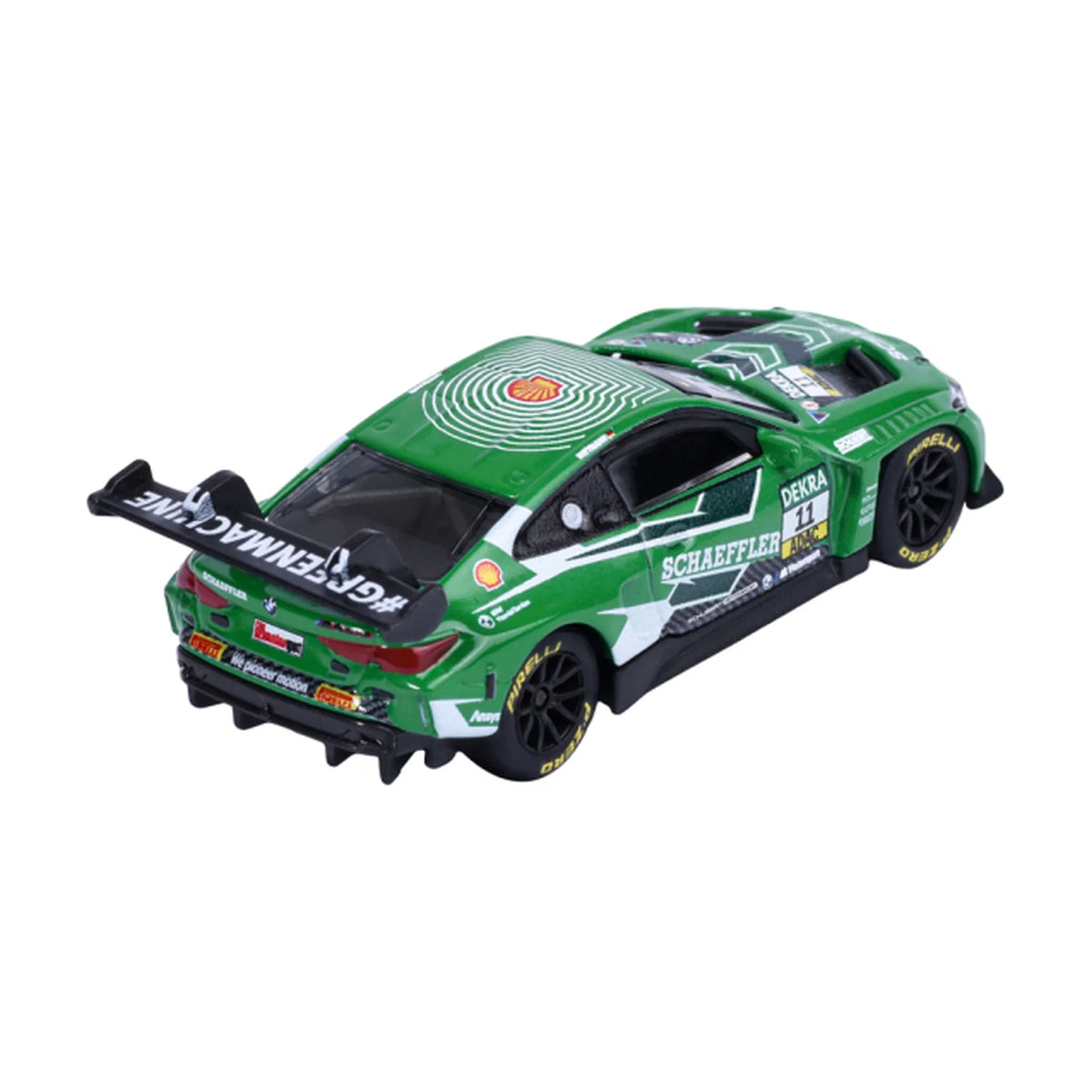 BMW M4 GT3 EVO #11 Marco Wittmann - Majorette DTM Deluxe - Complete unboxed model, rear view
