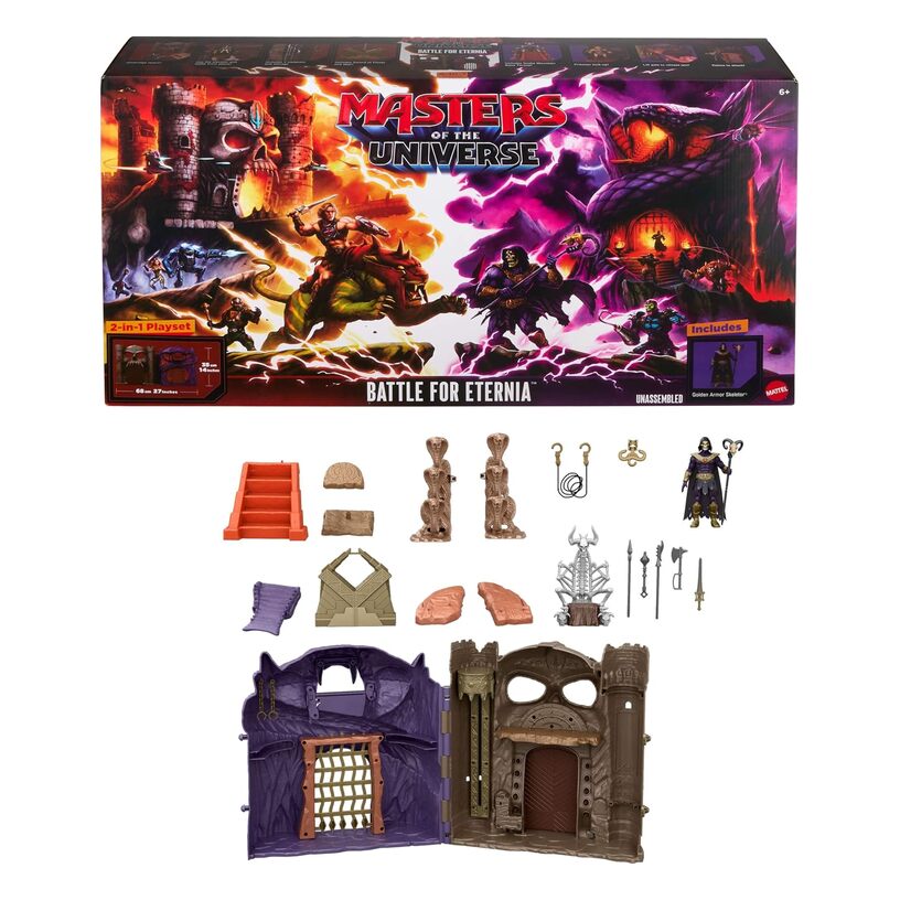 Masters Of The Universe Battle Playset Castle Grayskull & Snake Mountain