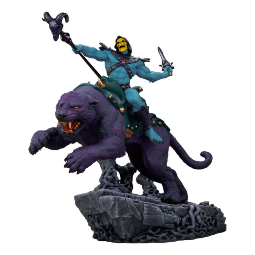 Masters Of The Universe Skeletor & Panthor Classic Deluxe Sixth Scale Maquette