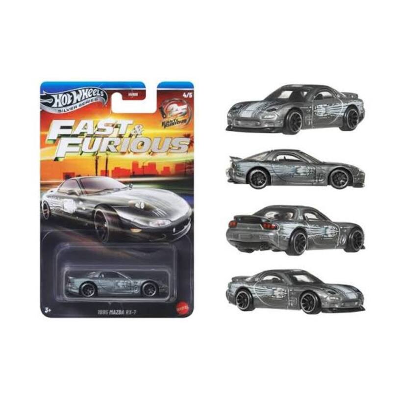 Mazda Rx-7 1995 Hot Wheels Fast & Furious 4.5-Inch Hnr88 956Q