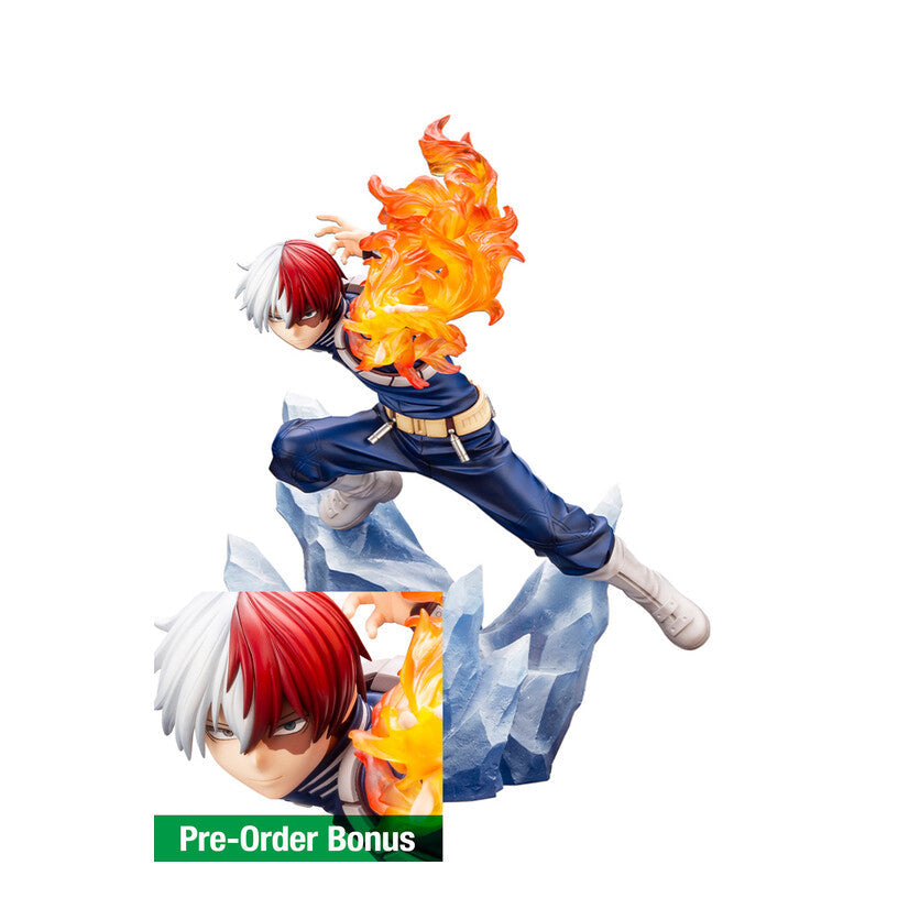 My Hero Academia: Artfx J Shoto Todoroki Ver.2 - 1/8 Scale Figure + Bonus Face Part (Kotobukiya)