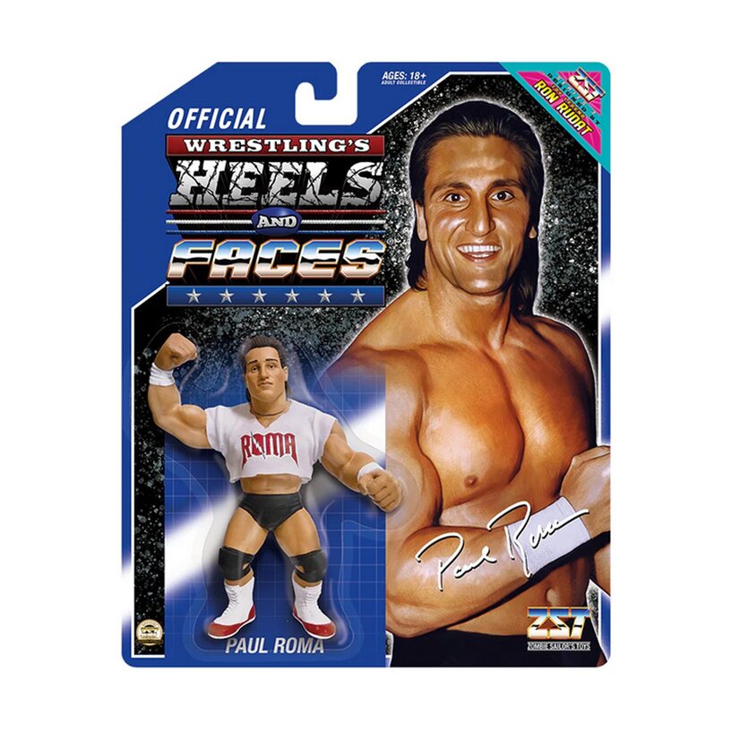 Paul Roma Wrestling Heels & Faces S3 4.5-Inch Action Figure