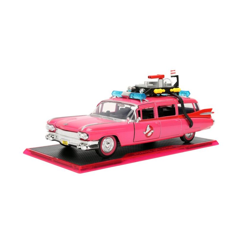 Pink Slips – Ghostbusters Ecto-1 (Pink) 1:24 Scale Diecast Vehicle