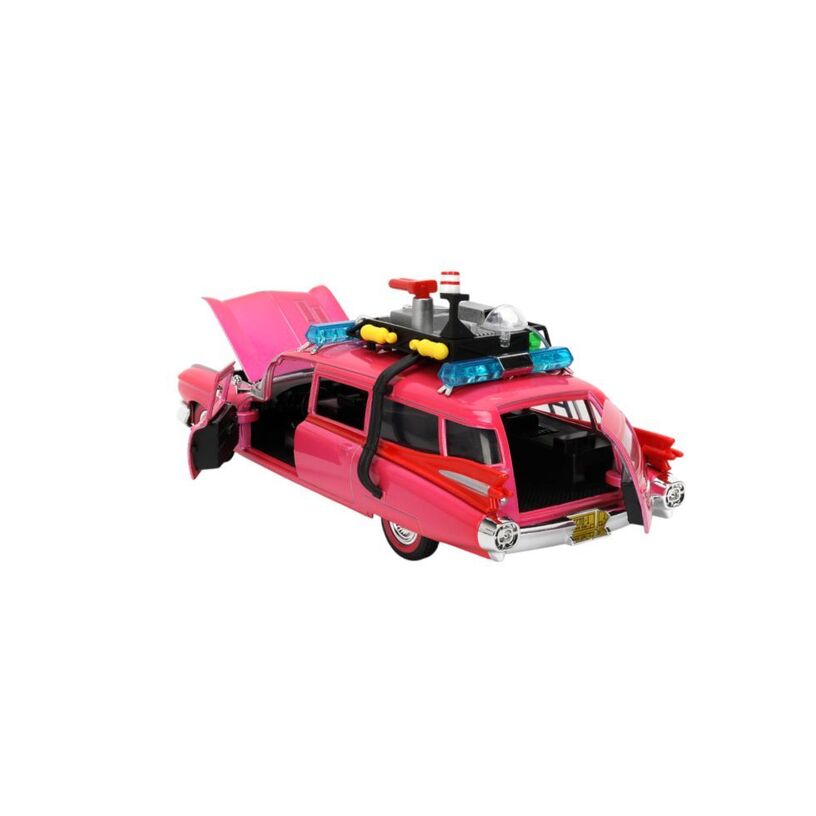 Pink Slips – Ghostbusters Ecto-1 (Pink) 1:24 Scale Diecast Vehicle