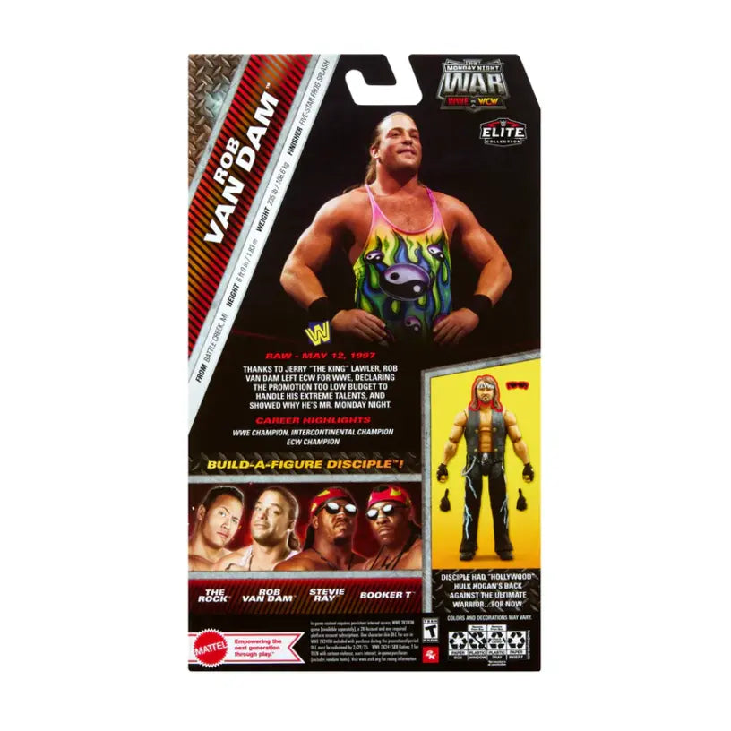 RVD Rob Van Dam - WWE Elite Monday Night Wars Series 3 Action Figure