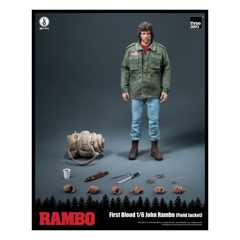 Rambo: First Blood – John Rambo (Field Jacket) 1:6 Scale Action Figure