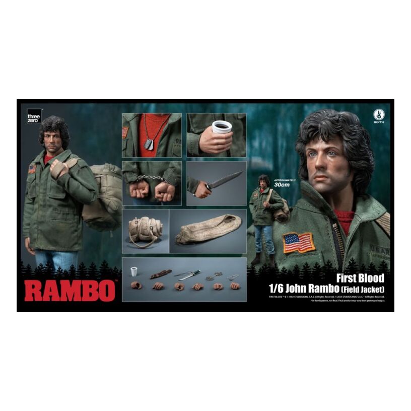 Rambo: First Blood – John Rambo (Field Jacket) 1:6 Scale Action Figure