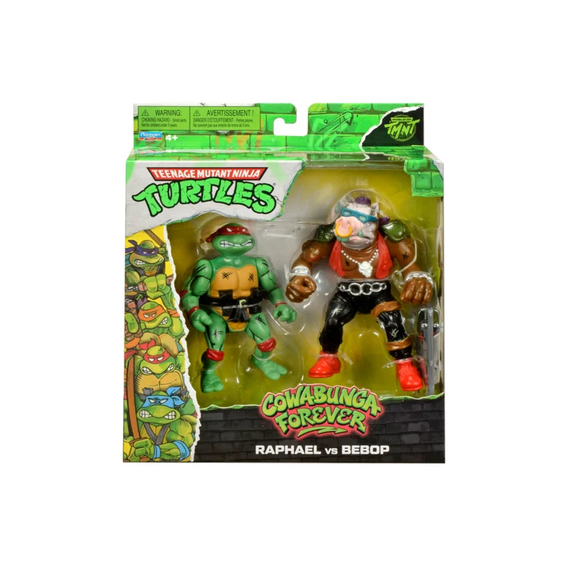 Raphael Vs. Bebop 2-Pack Tmnt Cowabunga Forever