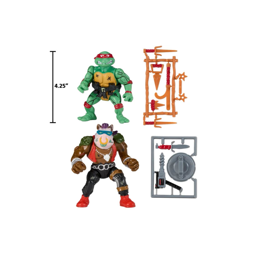 Raphael Vs. Bebop 2-Pack Tmnt Cowabunga Forever