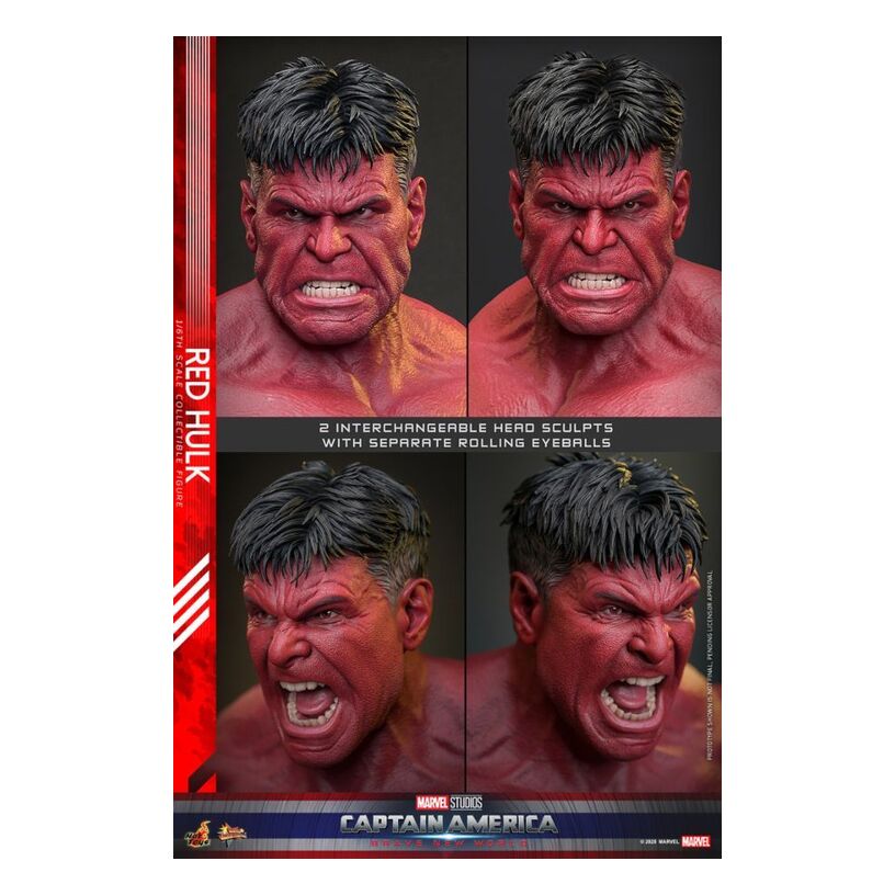 Red Hulk 1:6 Collectable Action Figure – Captain America: Brave New World