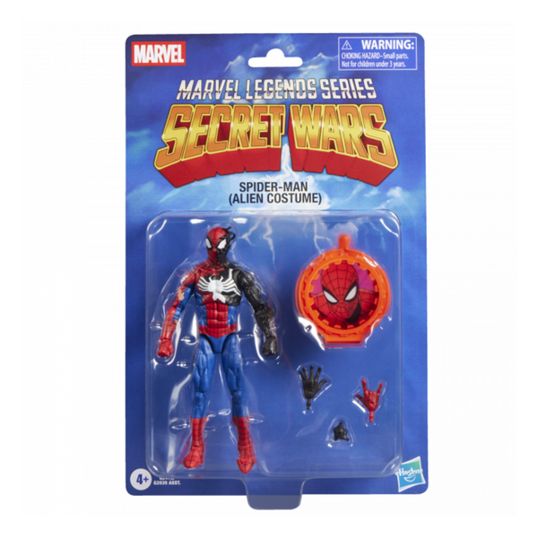 Spider-Man (Alien Costume) Marvel Legends Series Secret Wars