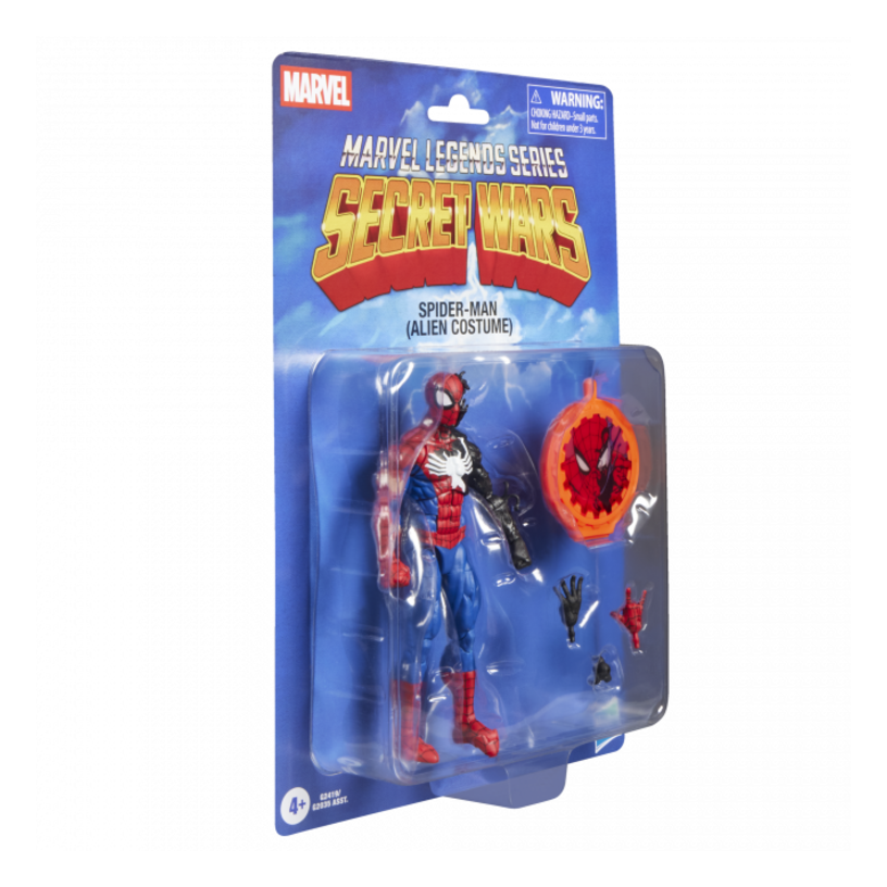 Spider-Man (Alien Costume) Marvel Legends Series Secret Wars