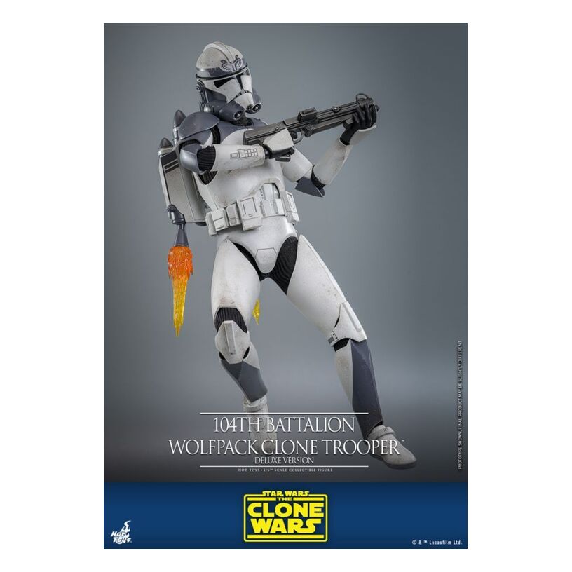 Star Wars – 104Th Battalion Wolfpack Clone Trooper Deluxe 1:6 Collectible Figure