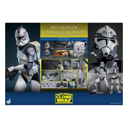 Star Wars – 104Th Battalion Wolfpack Clone Trooper Deluxe 1:6 Collectible Figure