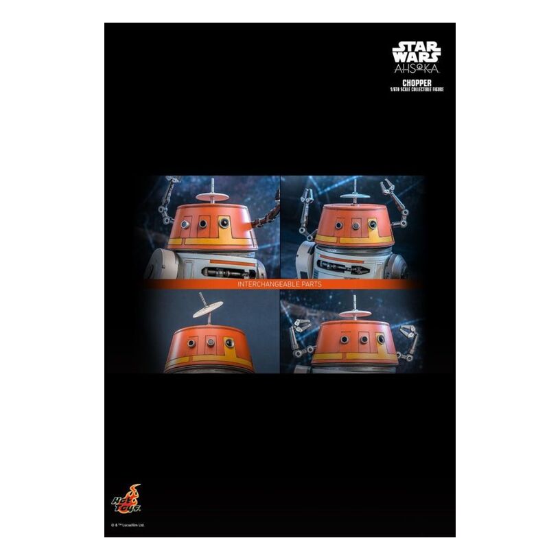 Star Wars: Ahsoka (Tv) – Chopper 1:6 Scale Collectable Action Figure