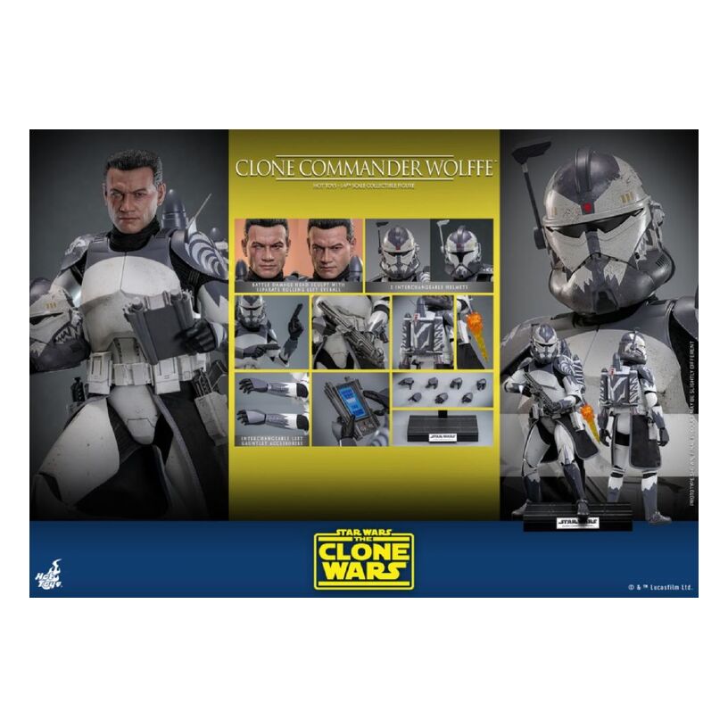 Star Wars – Clone Commander Wolffe 1:6 Scale Collectable Act...
