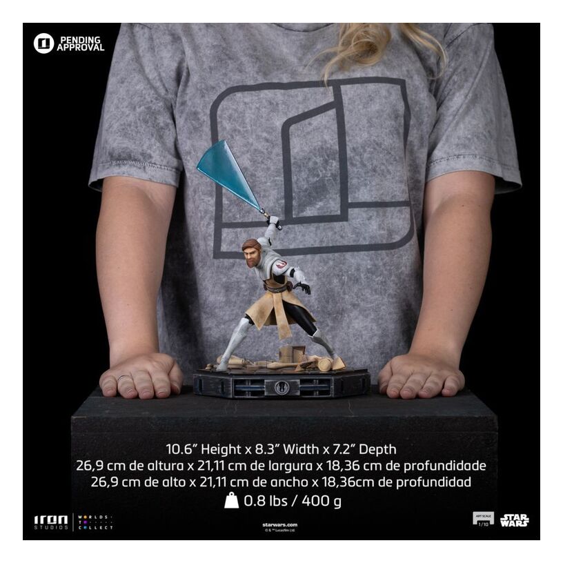 Star Wars: Clone Wars – Obi-Wan Kenobi 1:10 Scale Statue