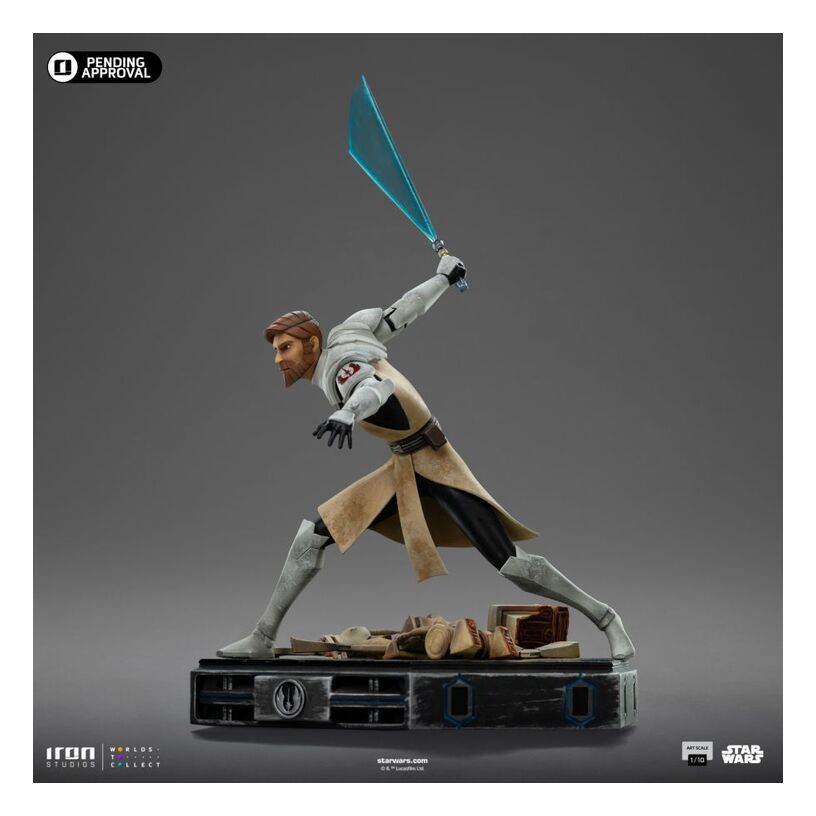 Star Wars: Clone Wars – Obi-Wan Kenobi 1:10 Scale Statue